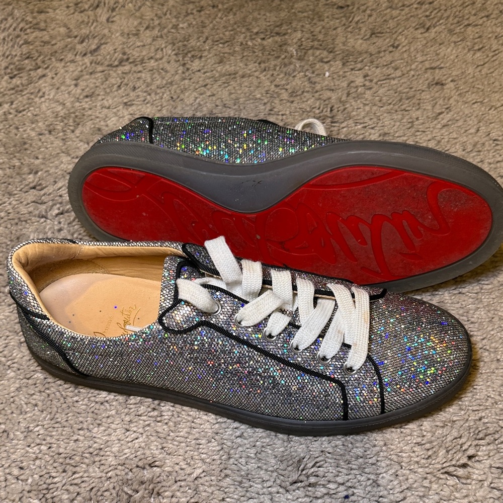 Christian Louboutin Glitter Sneakers